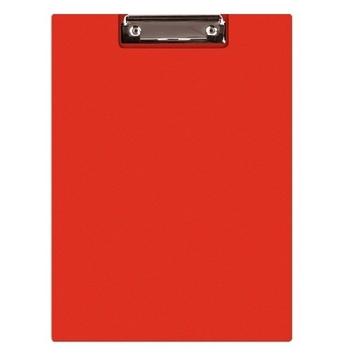 Clipboard Donau, PP z klipsem, czerwony, A4
