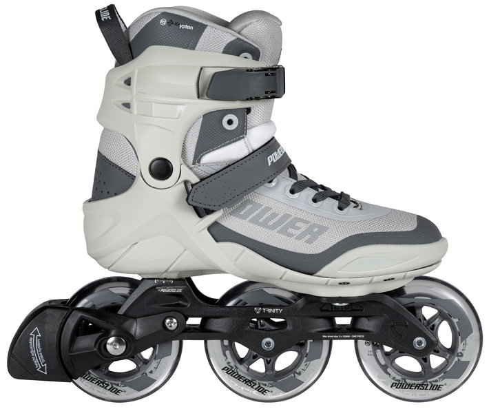 Powerslide, Rolki, Krypton Grey 100, rozmiar 44