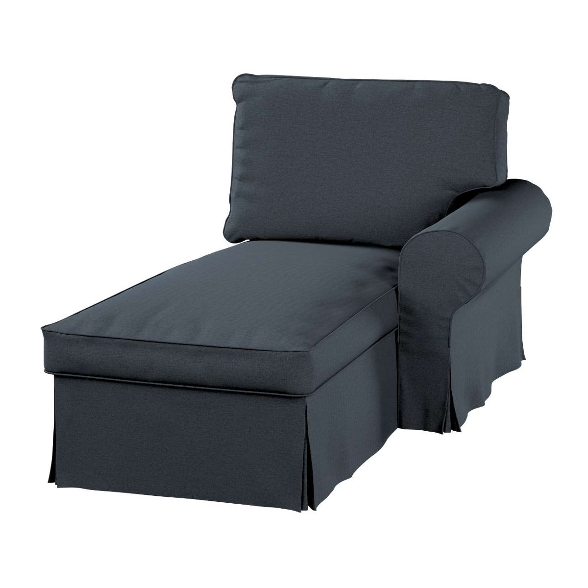 Pokrowiec na szezlong Ektorp prawy, Etna, niebieski, 84x166x73 cm