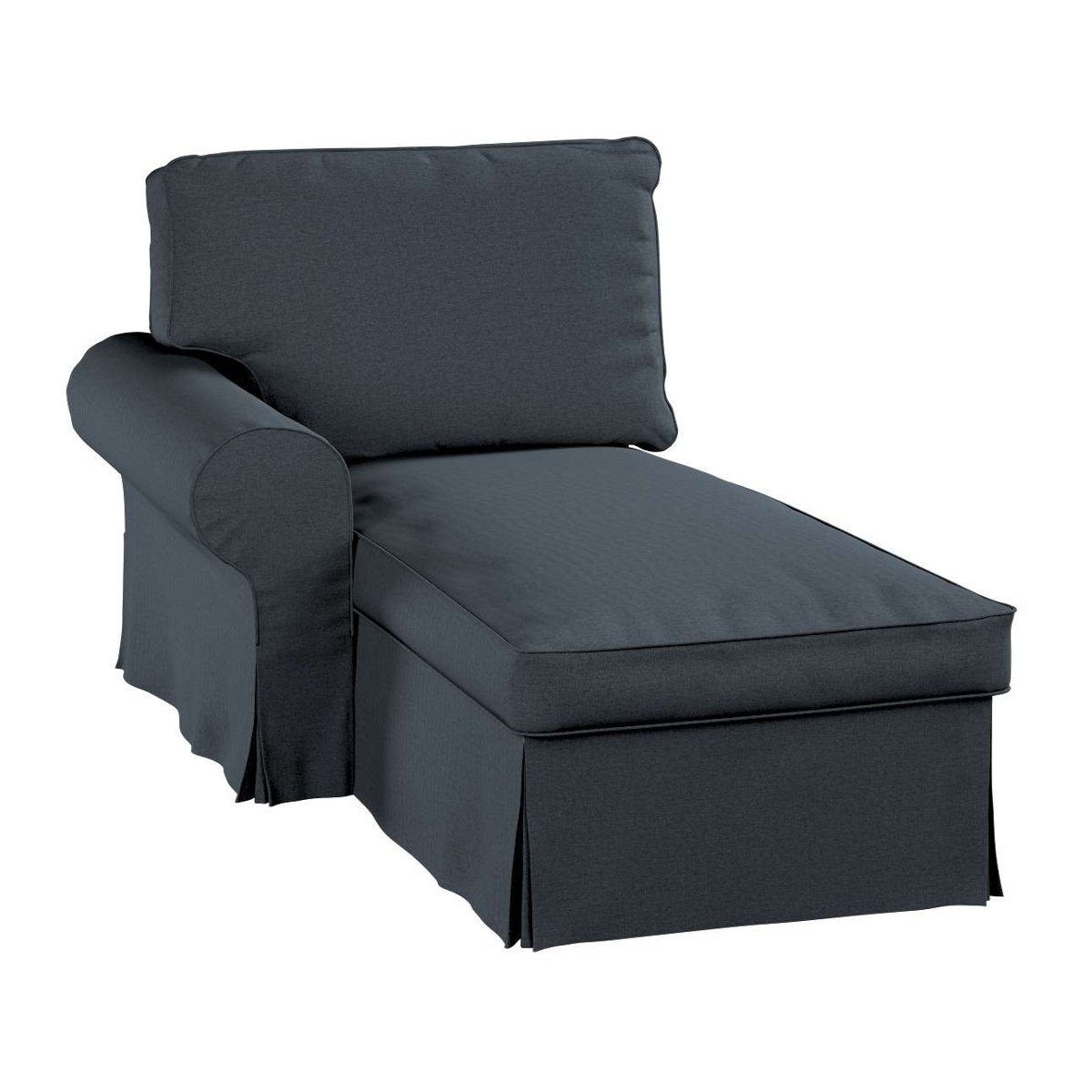 Pokrowiec na szezlong Ektorp lewy, Etna, niebieski, 84x166x73 cm