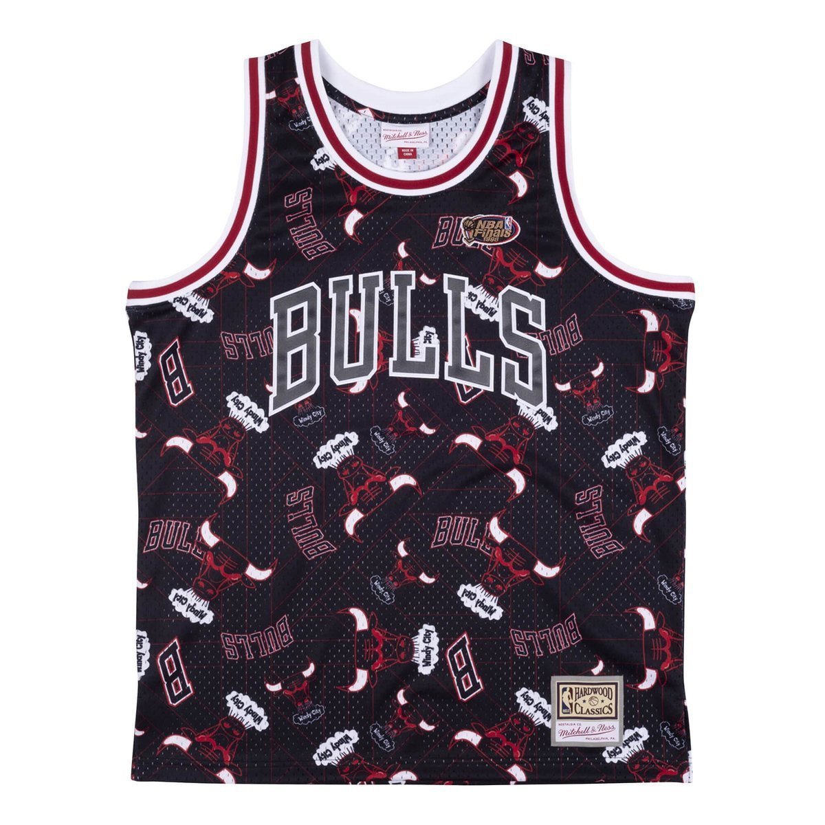 Koszulka Mitchell & Ness Tear Up Pack Jersey Chicago Bulls MSPOBW19081-CBUPTBK - XXL