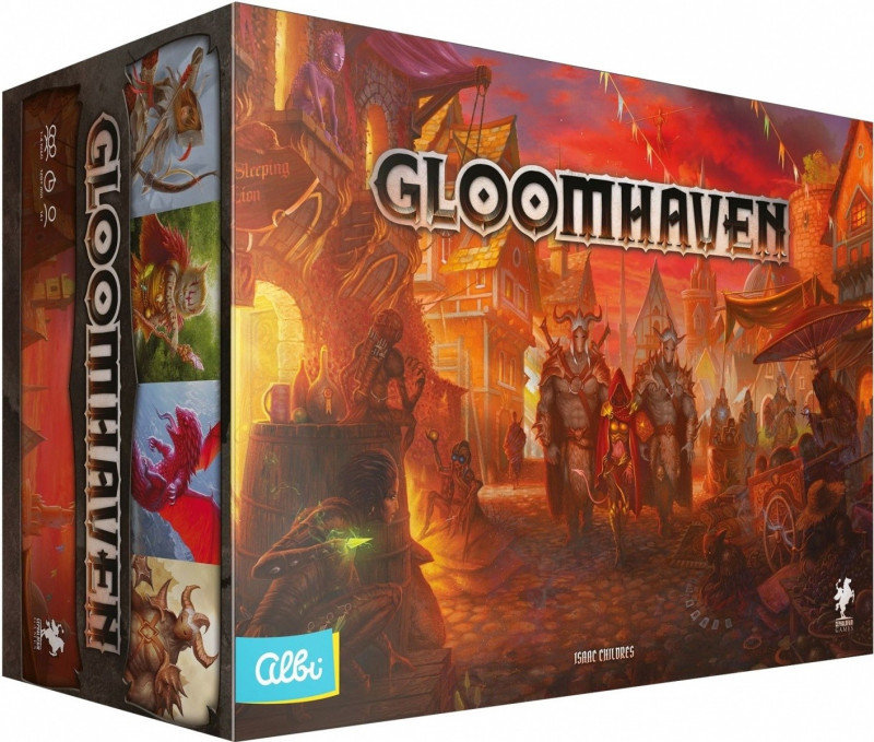 Albi Gloomhaven - Zestaw usuwalnyach naklejek