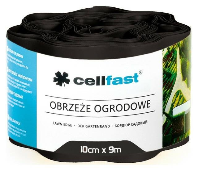 CELLFAST Obrzeże ogrodowe faliste 15cm x 9m czarne AP_219157