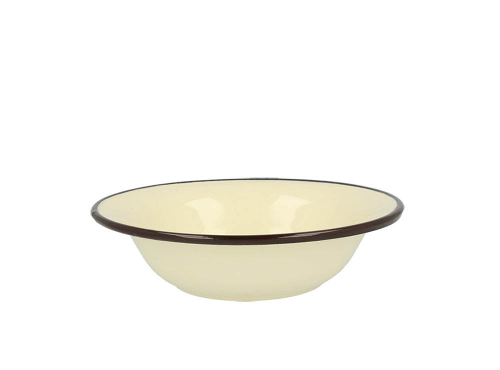 MISKA EMALIOWANA 2,55L ŚR.28CM WYS.8CM KREM