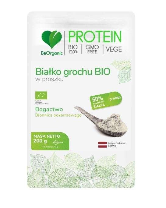 Aliness Białko grochu BIO w proszku 200g