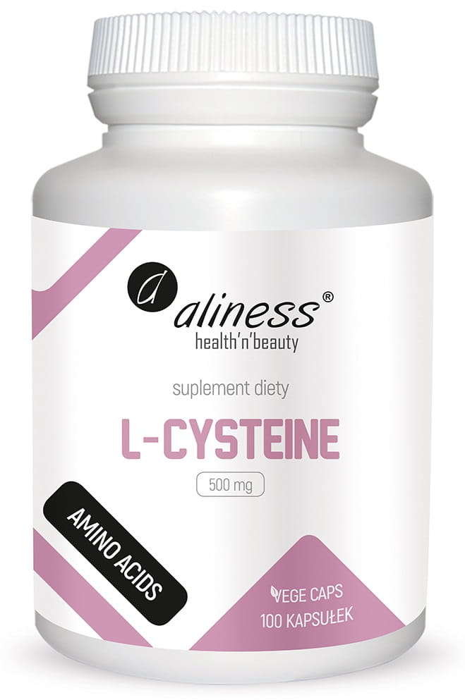 Aliness L-Cysteine 500 mg, 100 kaps Vege A646-39162