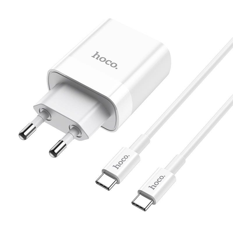 Zdjęcia - Ładowarka Hoco  sieciowa  2 porty 20W + kabel 