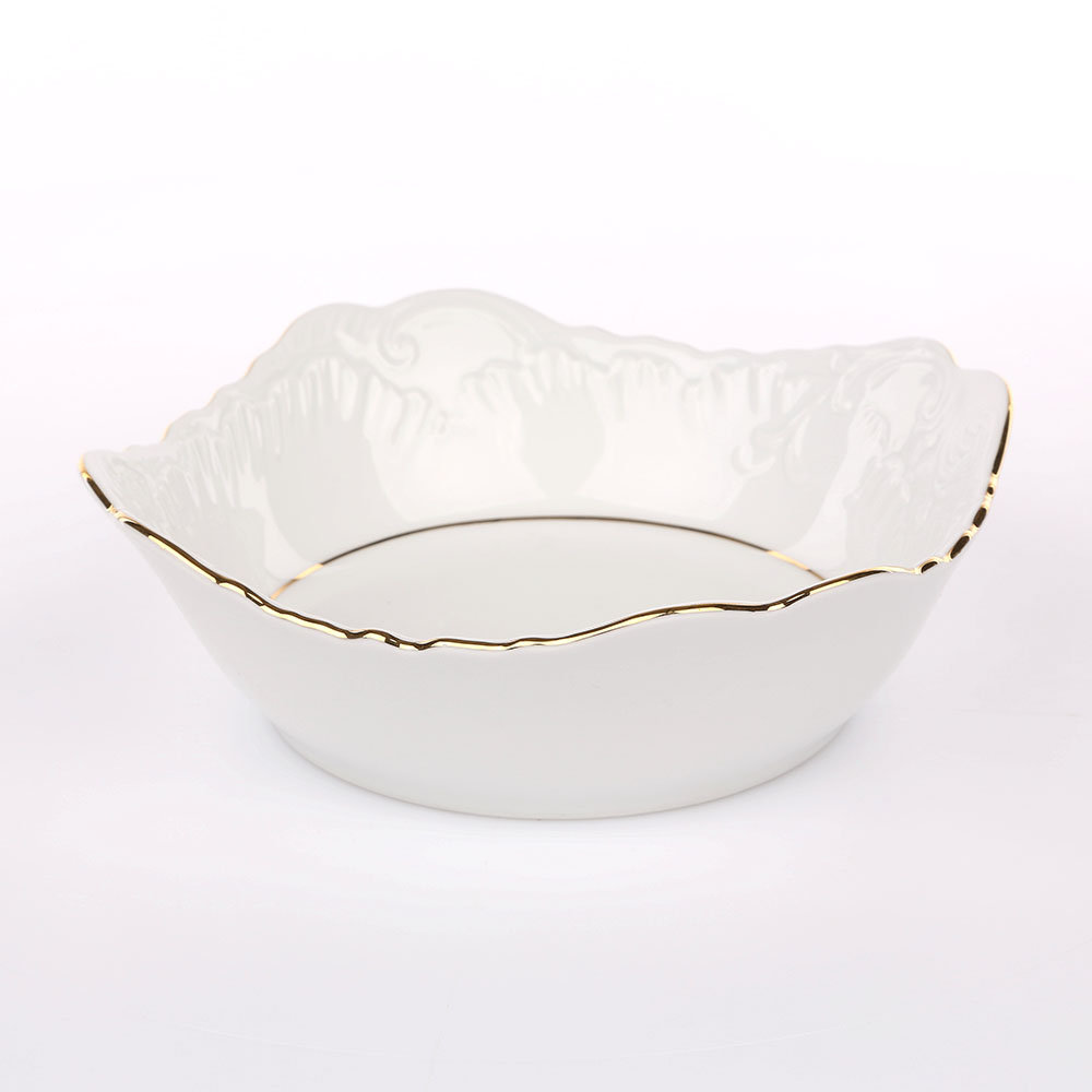 Ćmielów Salaterka kwadratowa porcelana Rococo 3604 17 cm 01010059