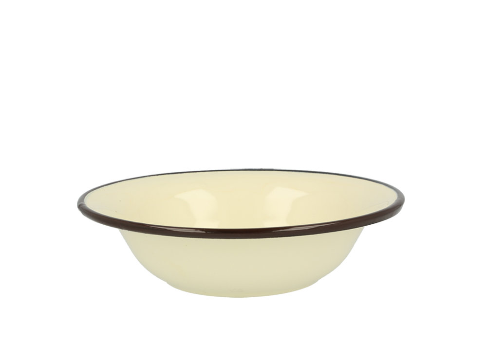 MISKA EMALIOWANA 7,45L ŚR.36CM WYS.11,3CM KREM