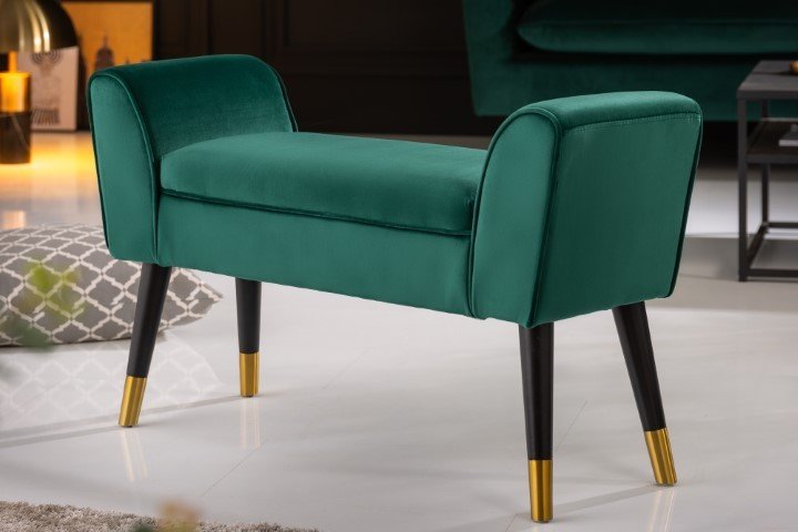 Invicta Ławka Scarlett 90cm szmaragdowy Invicta 40406