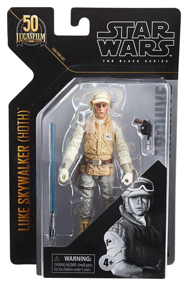 Hasbro, Star Wars Black Series, Figurka kolekcjonerska, 50th Anniversary, Luke Skywalker (Hoth), 15 cm, F1310