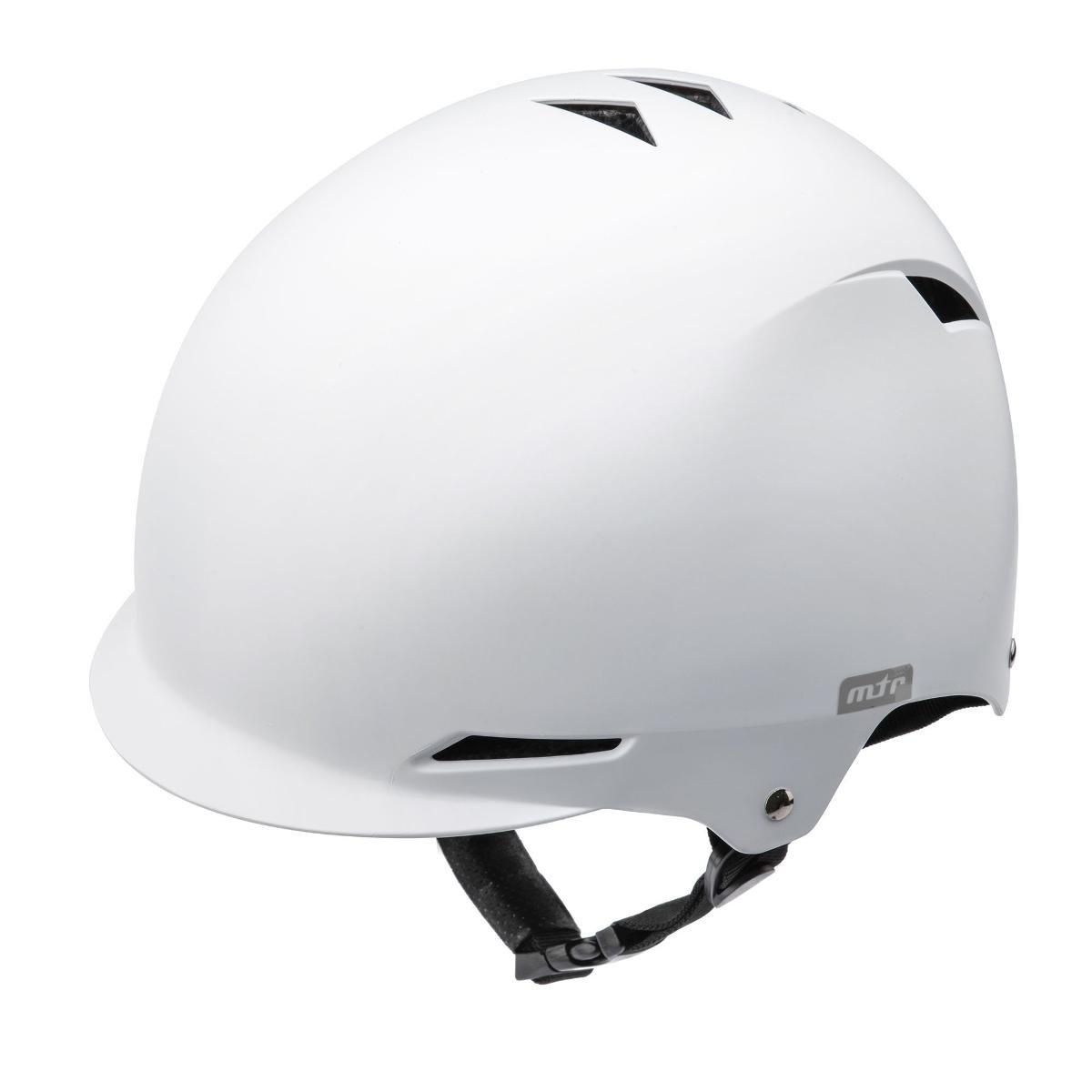 Meteor Kask ochronny dziecięcy rowerowy KS02 WHITE Rozmiar 52-56 5900724053113
