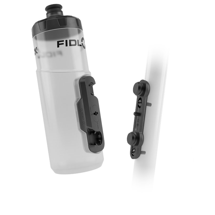 Fidlock Fidlock Twist Bidon 600ml z uchwytem do ramy, przezroczysty  2021 Systemy hydratacyjne 09615(CLR)