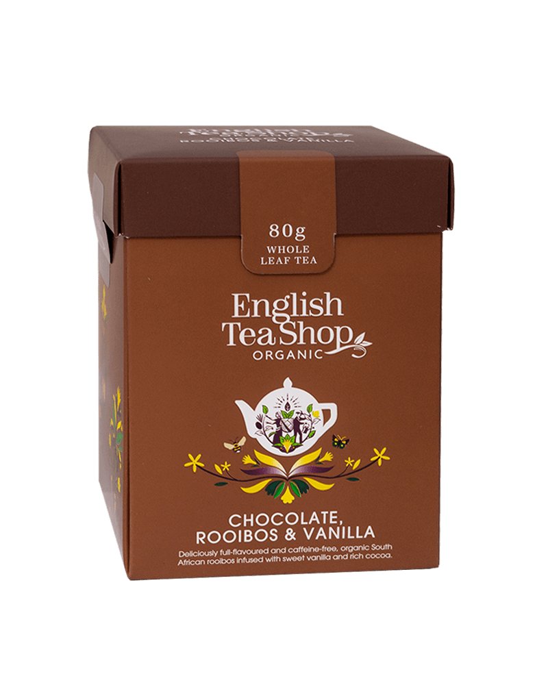 English Tea Shop, herbata owocowa Chocolate, Rooibos & Vanilla, 80g