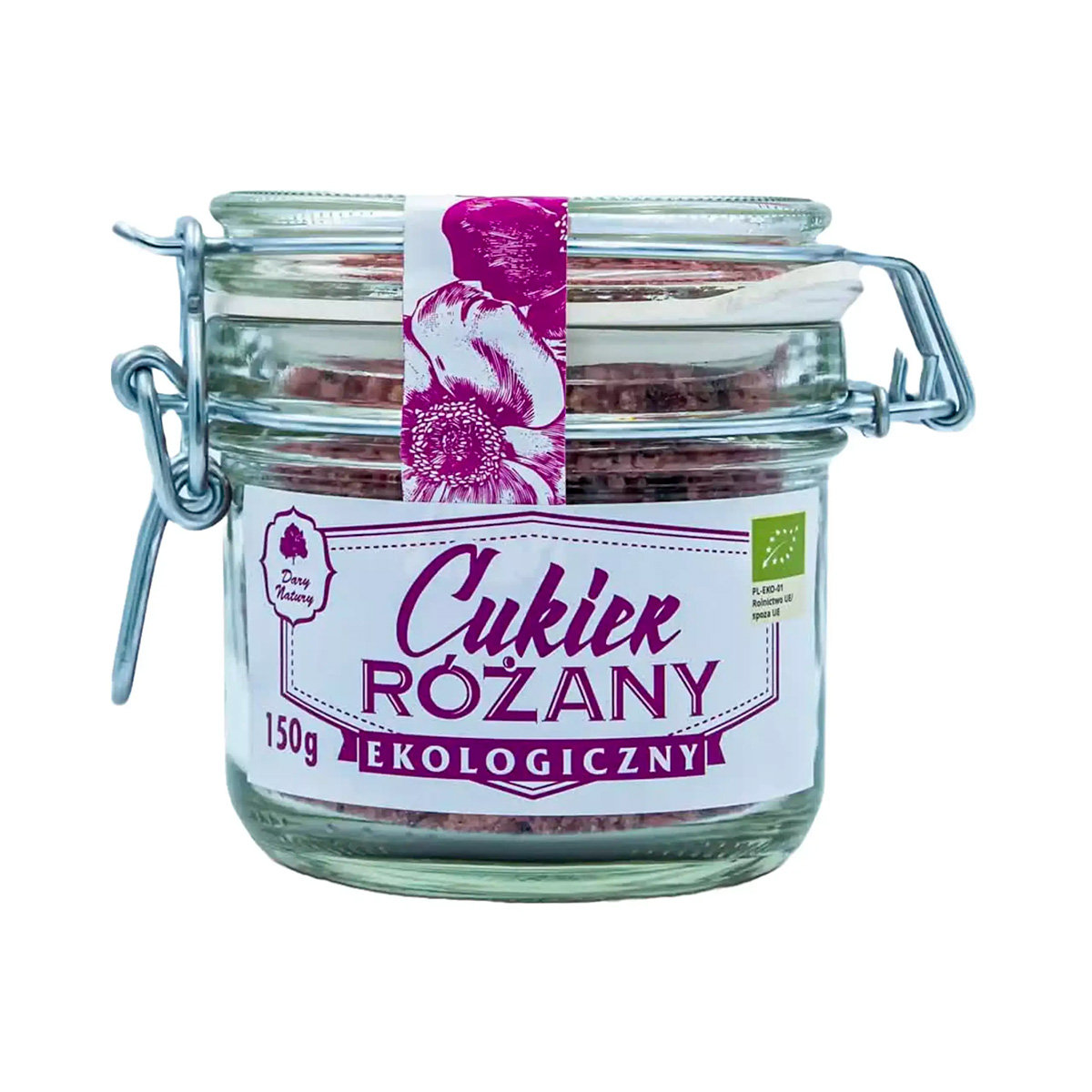 Dary Natury CUKIER RÓŻANY BIO 150 g -