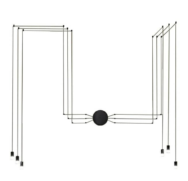 KingHome Lampa wisząca FLUSSO WALL 6 JD0032-6W