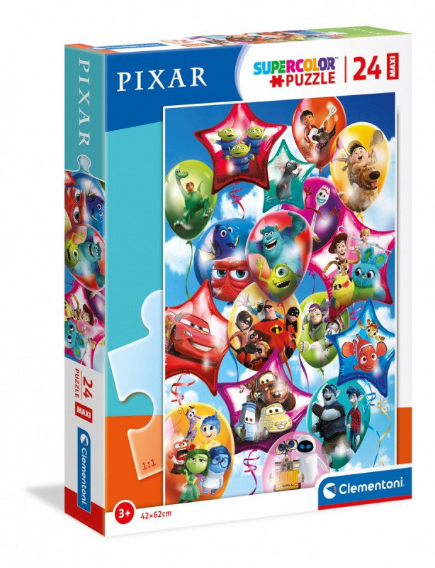 Clementoni Puzzle 24 elementy Maxi Pixar Party 5_767956