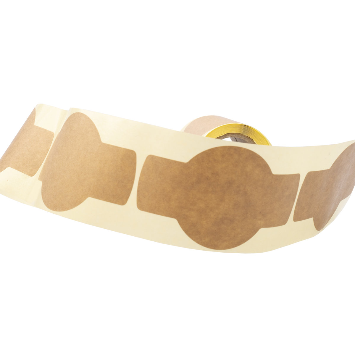 Etykieta kraft na słoiki 100x58 100szt., papier gładki