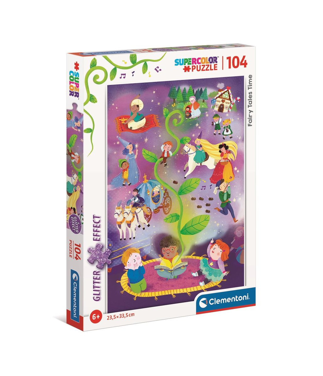 Clementoni Puzzle 104 Brokat Fairy Tales Time -