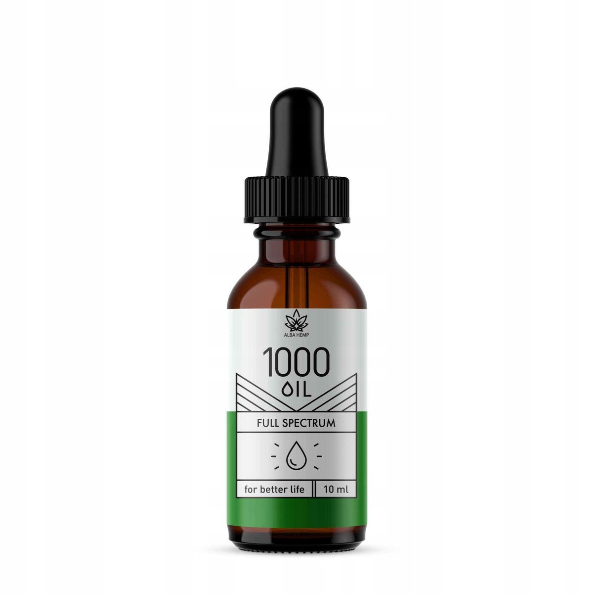 Alba Hemp, olej CBD Full Spectrum 1000 mg, naturalny, 10 ml Duży wybór produktów | Dostawa kurierem DHL za 10.90zł !!!| Szybka wysyłka do 2 dni roboczych! | 9099685