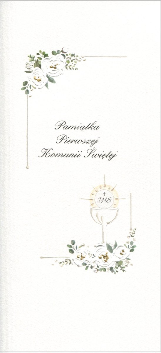 Karnet Komunia DL K19 Hostia Nowa