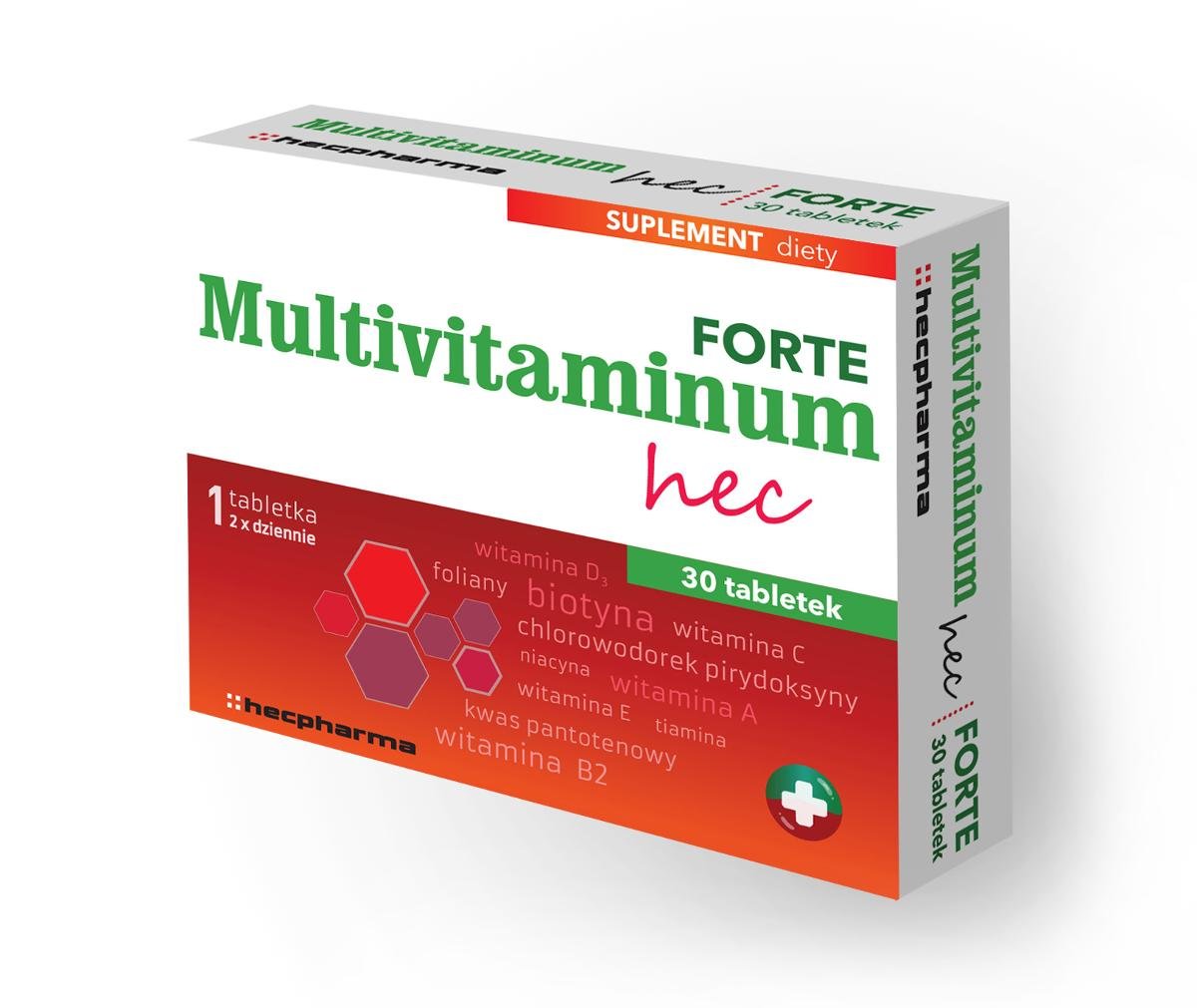 HECPHARMA Multivitaminum HEC forte x 30 tabl