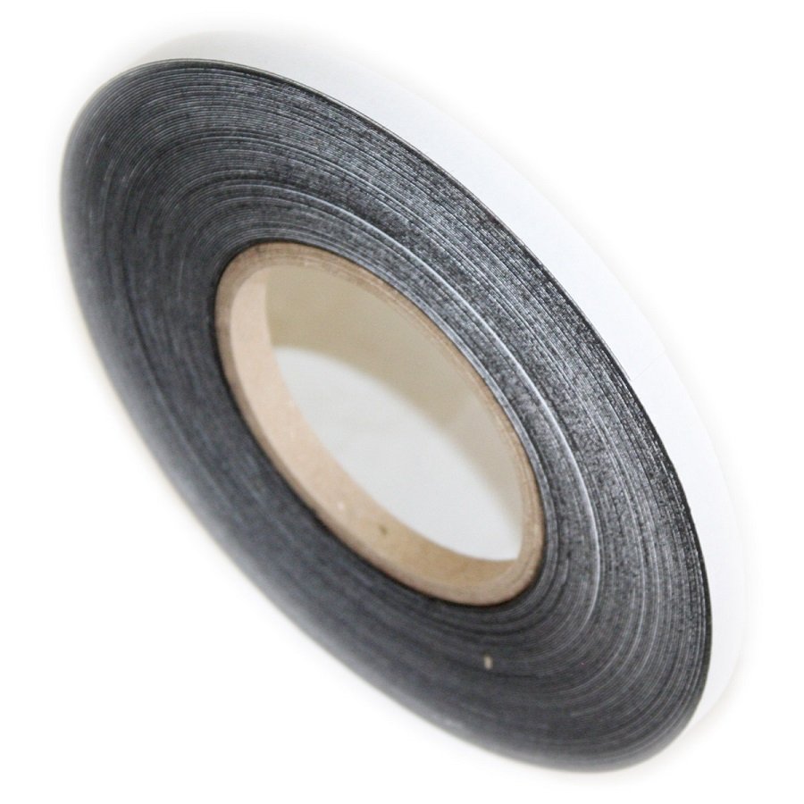 Samoprzylepna taśma magnetyczna z klejem Standard, 10 mm x 30 m