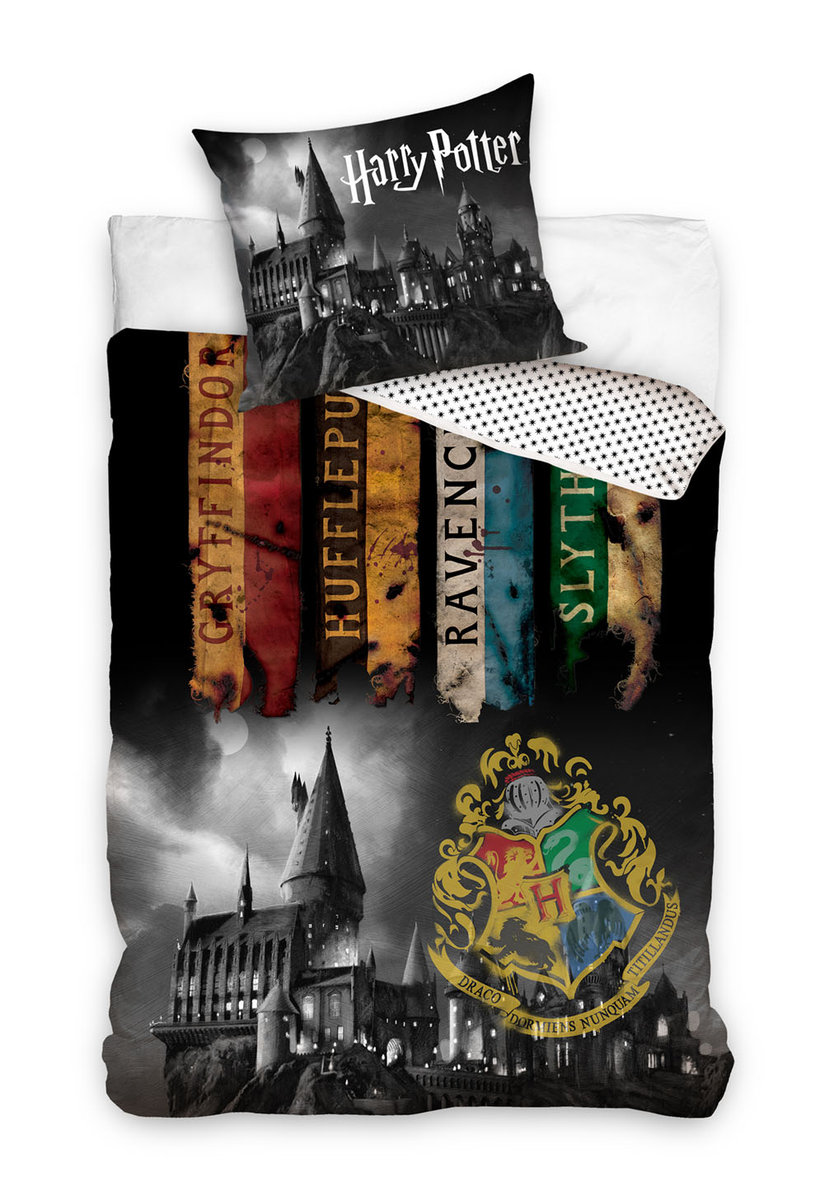 Carbotex Pościel Harry Potter 140x200 licencyjna bawełniana hp203002pp