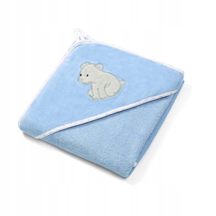 BabyOno okrycie kąpielowe welurowe-ręcznik z kapturkiem 100x100