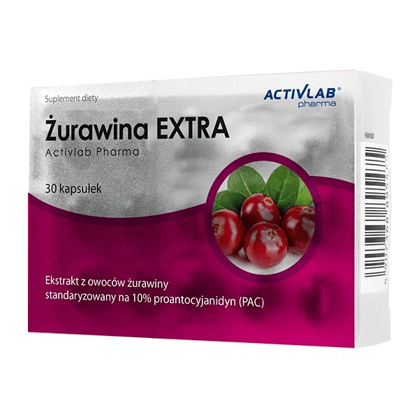 Activlab Pharma Żurawina Extra, suplement diety, 60 kapsułek       Duży wybór produktów | Dostawa kurierem DHL za 10.90zł !!!| Szybka wysyłka do 2 dni roboczych! | 3651521