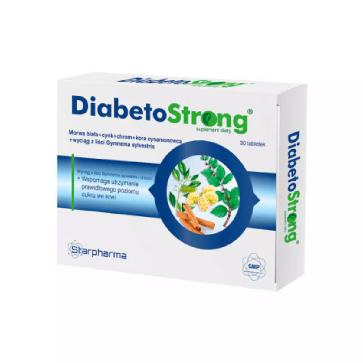 Фото - Вітаміни й мінерали Starpharma Diabeto Strong 30 tabletek 