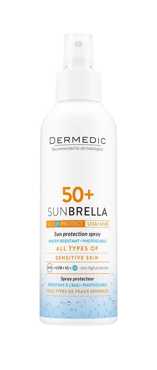 Biogened Dermedic Sunbrella mleczko ochronne w sprayu spf 50+ 150 ml