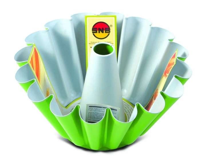 Forma do babki z tuleją zielona non-stick 23 cm