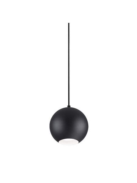 Ideal Lux Lampa wisząca Mr Jack SP1 Big 231297 pojedyńcza oprawa świetlna w kolorze czarnym 231297