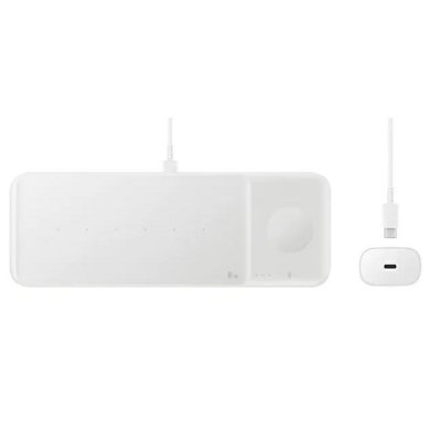 Samsung Ładowarka Wireless Charger Trio Biała (EP-P6300TWEGEU) - biały EP-P6300TWEGEU
