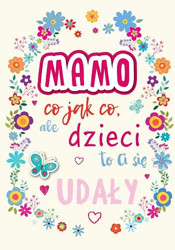Kartka dla mamy z życzeniami, DK 586