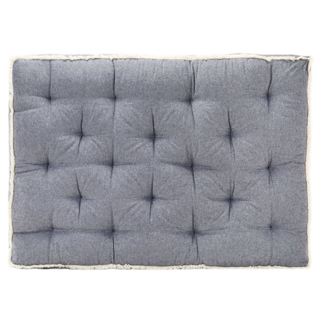 vidaXL Lumarko Poduszka na sofę z palet, niebieska, 120x80x10 cm 314806