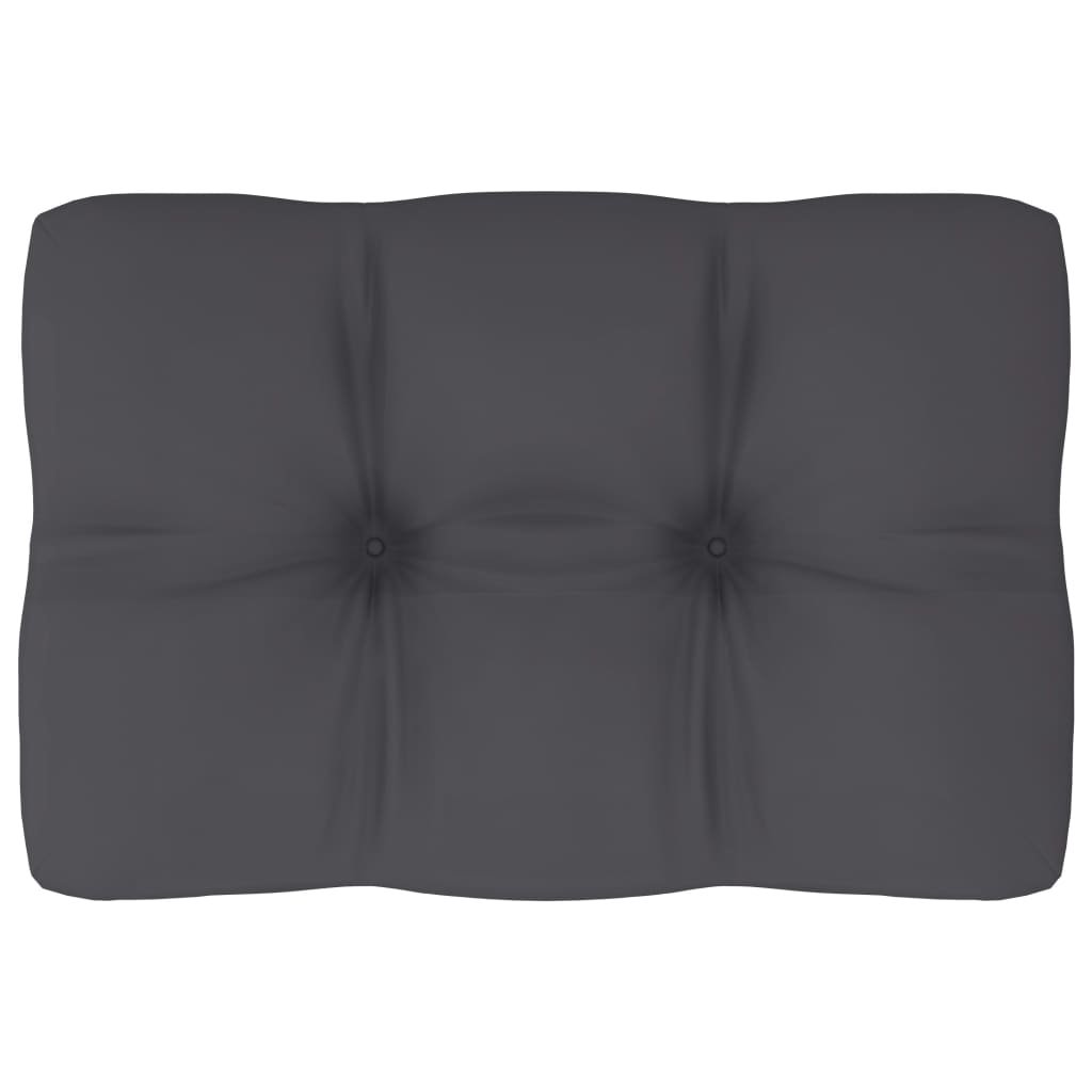 vidaXL Poduszka na sofę z palet, antracytowa, 60x40x12 cm