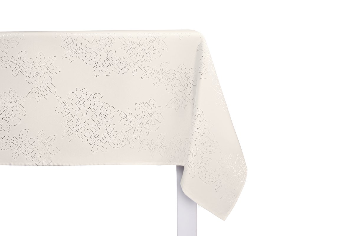 Obrus LUCES ecru / 140x220  / 100% poliester