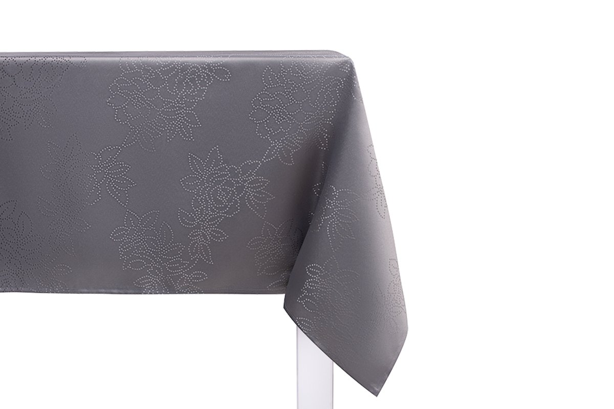Obrus LUCES szary / 140x240  / 100% poliester