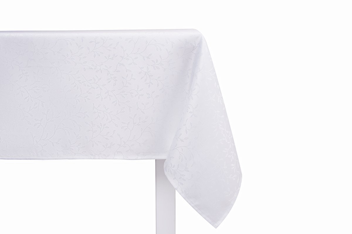 Obrus FRIDO biały / 140x200  / 100% poliester