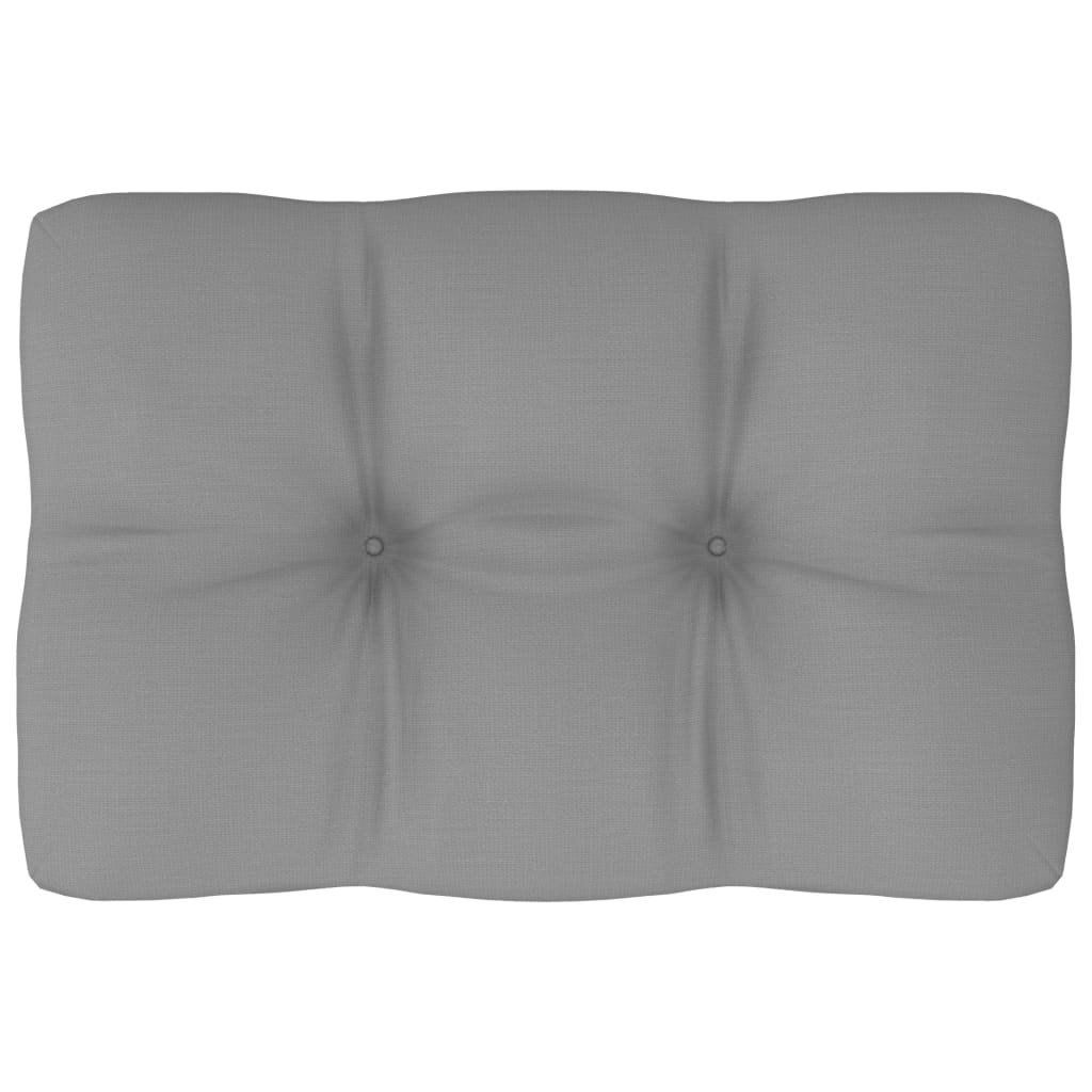 vidaXL Poduszka na sofę z palet, szara, 60x40x12 cm