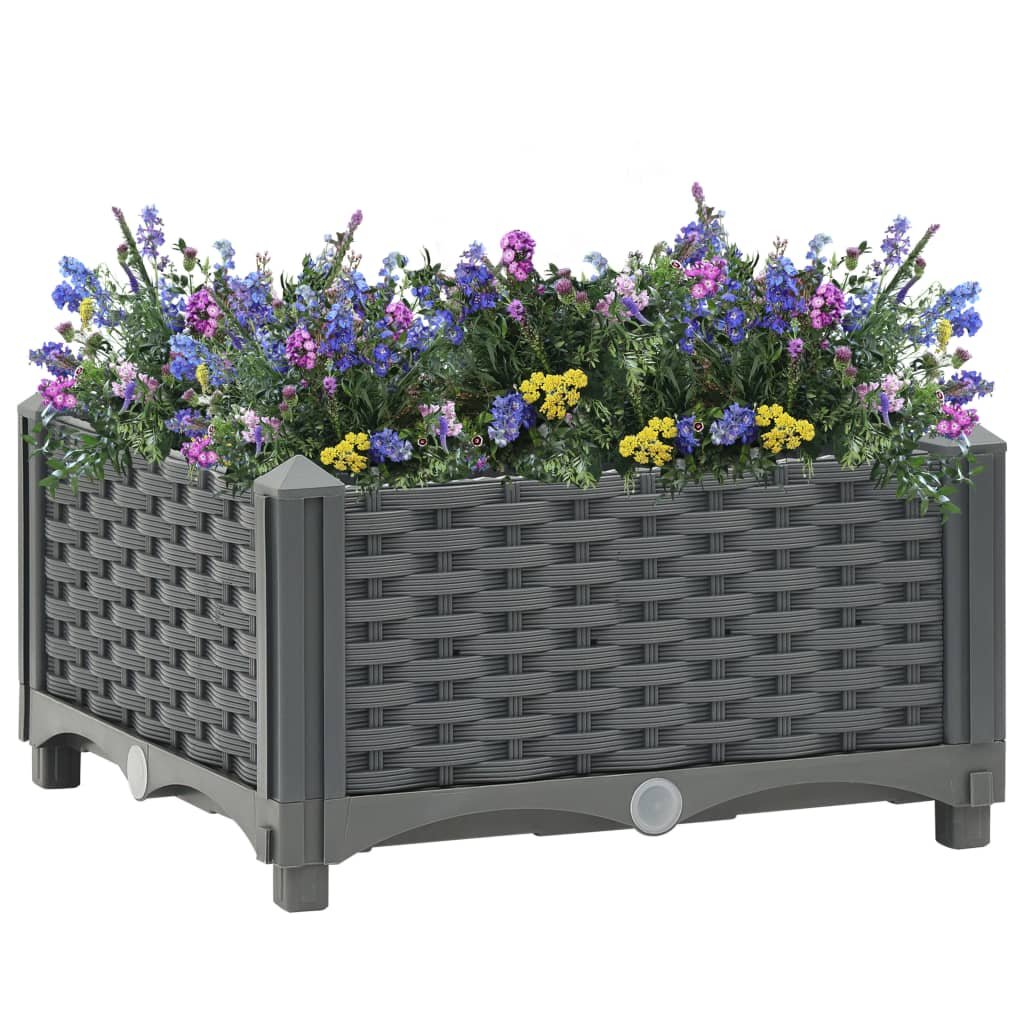 vidaXL Donica do podniesionej rabaty, 40x40x23 cm, polipropylen! 310397