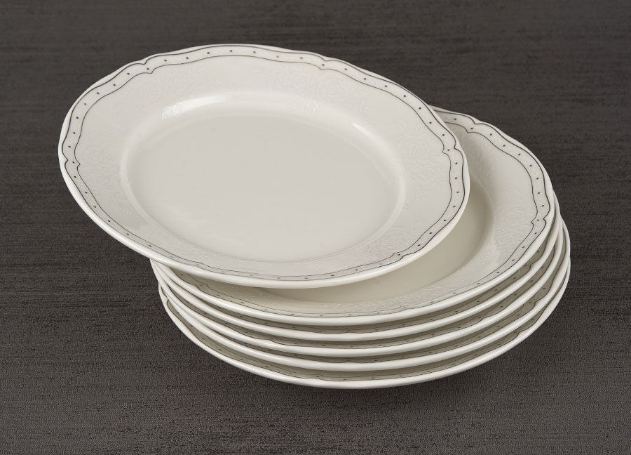 Karolina Komplet talerzy deserowych 21cm 6szt Juliette
