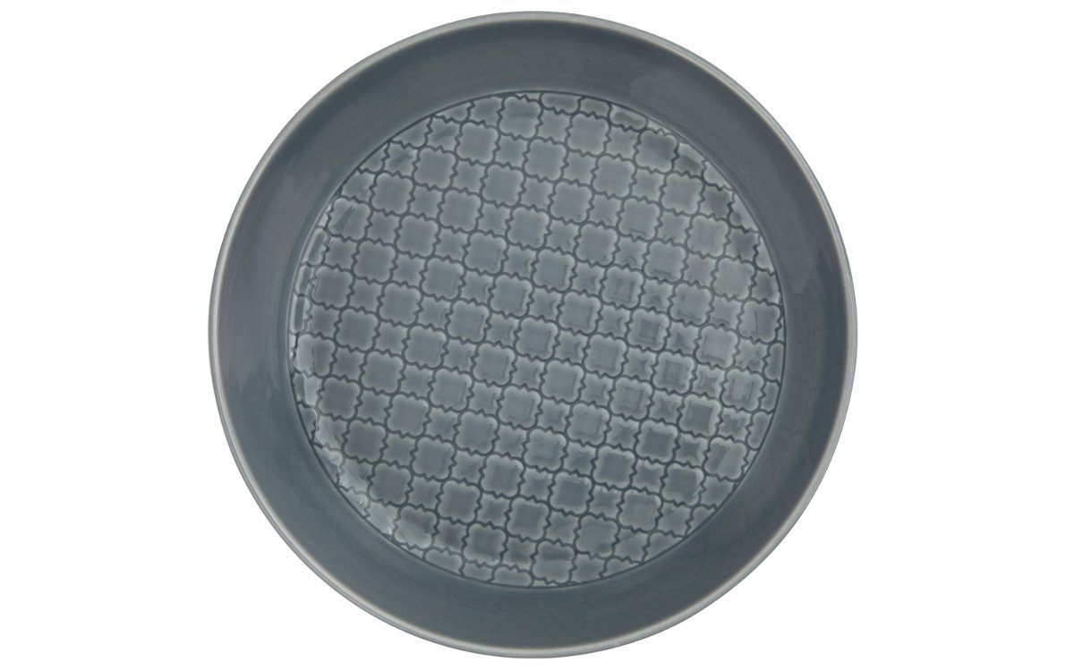 Lubiana Talerz głęboki 20cm Marrakesz szaro-niebieski 300697