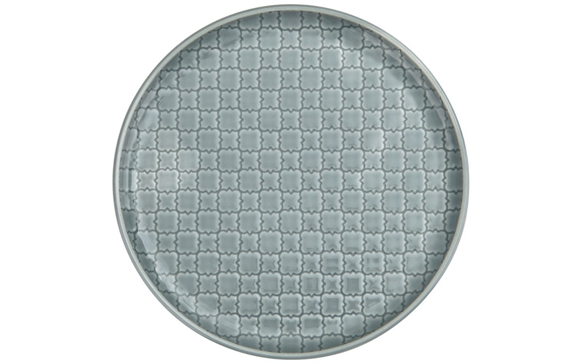 Lubiana Talerz płytki deserowy 20cm Marrakesz szaro-niebieski 300707