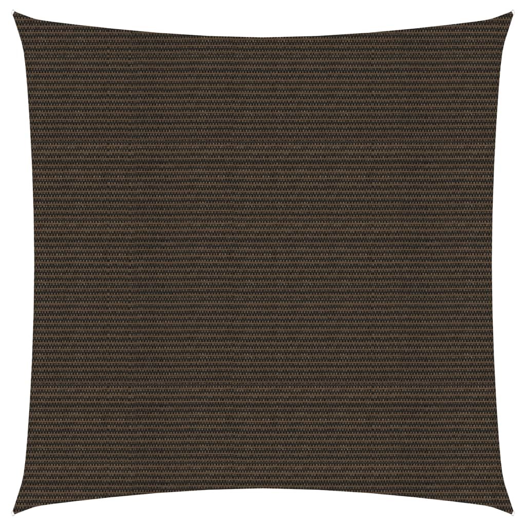 vidaXL Żagiel przeciwsłoneczny, 160 g/m, brązowy, 4x4 m, HDPE vidaXL
