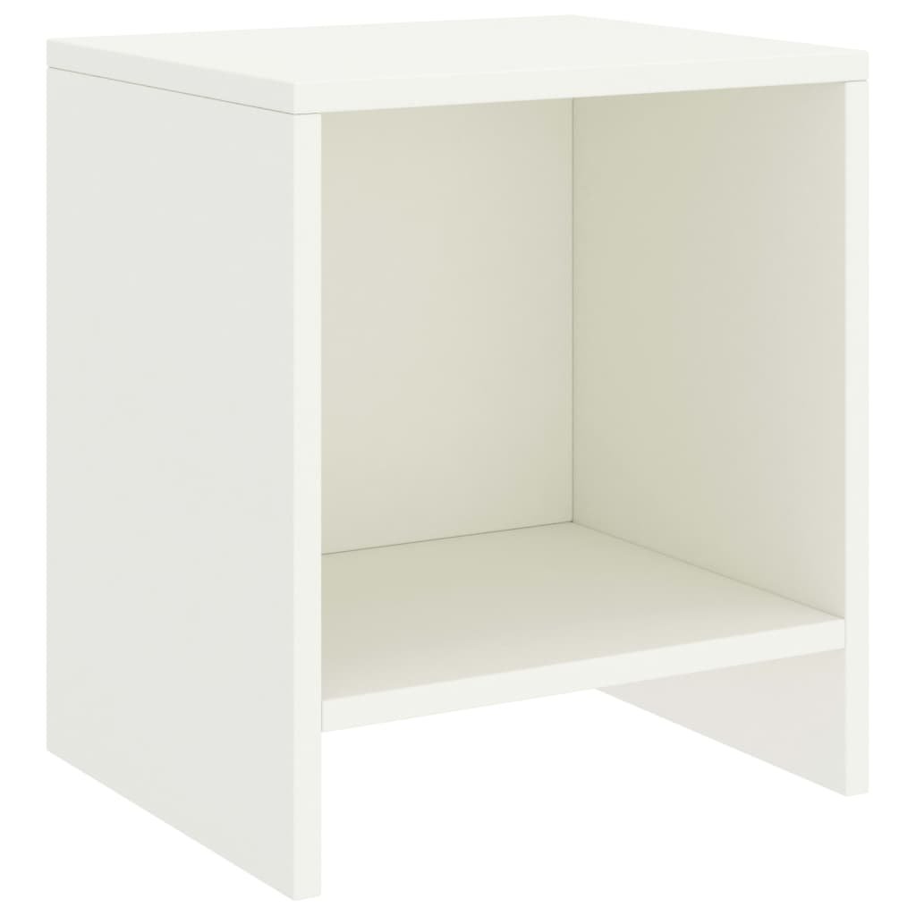 vidaXL Lumarko Szafka nocna, biała, 35x30x40 cm, drewno sosnowe 322234