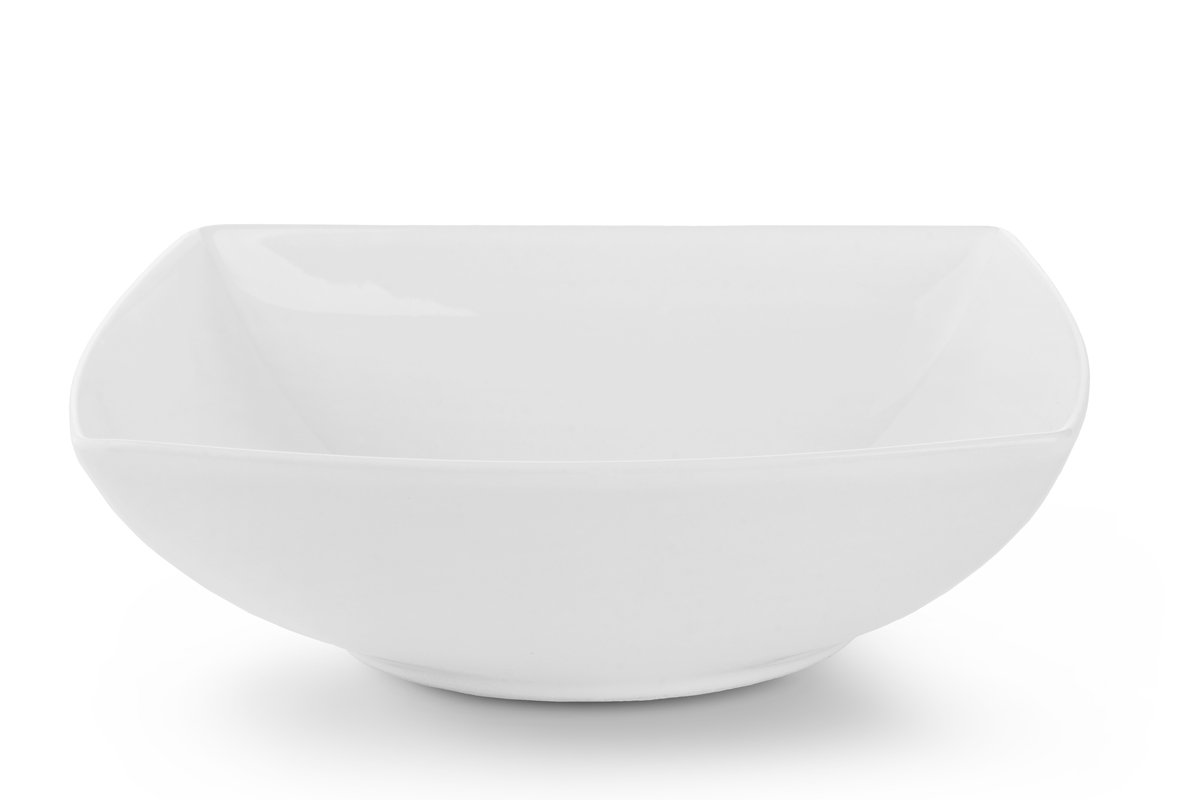 Talerz głęboki EPIRI biały / 17x17 / ceramika