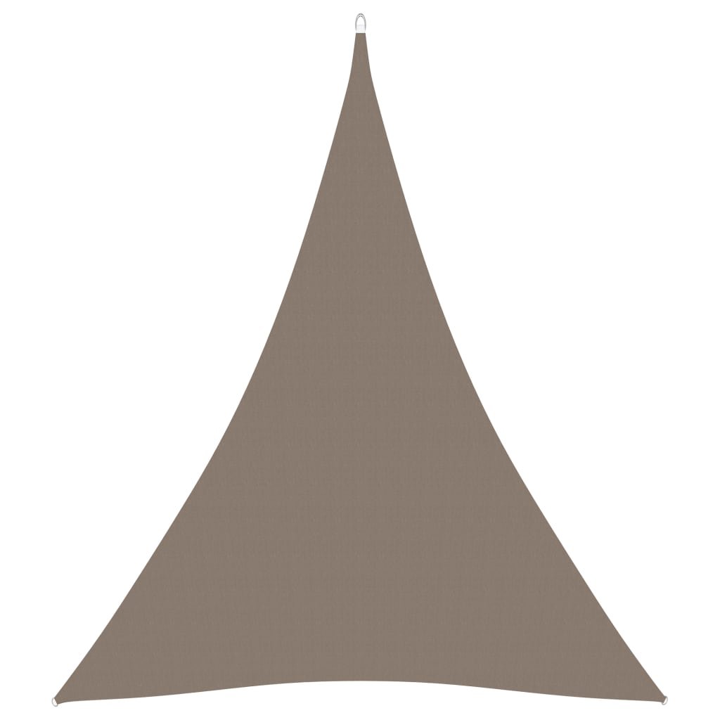vidaXL Trójkątny żagiel ogrodowy, tkanina Oxford, 3x4x4 m, kolor taupe vidaXL